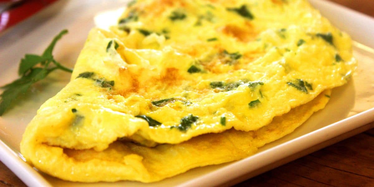 Você está visualizando atualmente Omelete sem ovo bem temperado e saboroso muito fácil de preparar