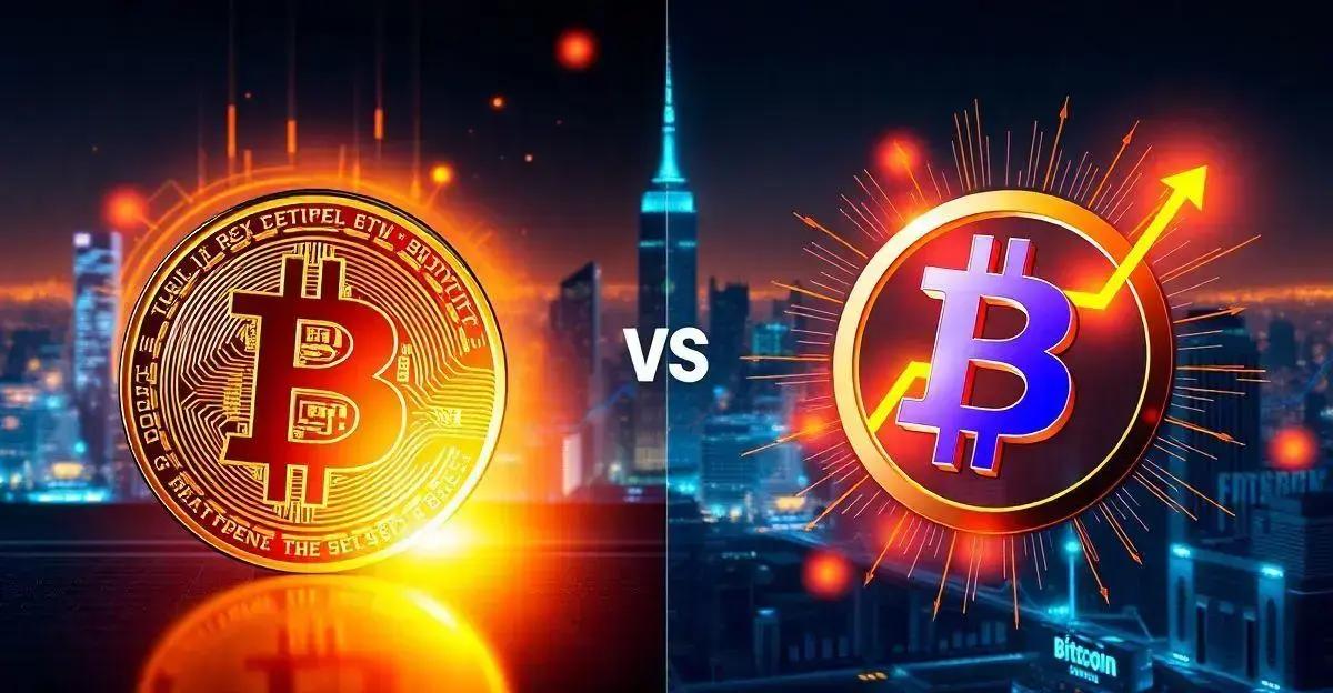 Comparação com o Bitcoin