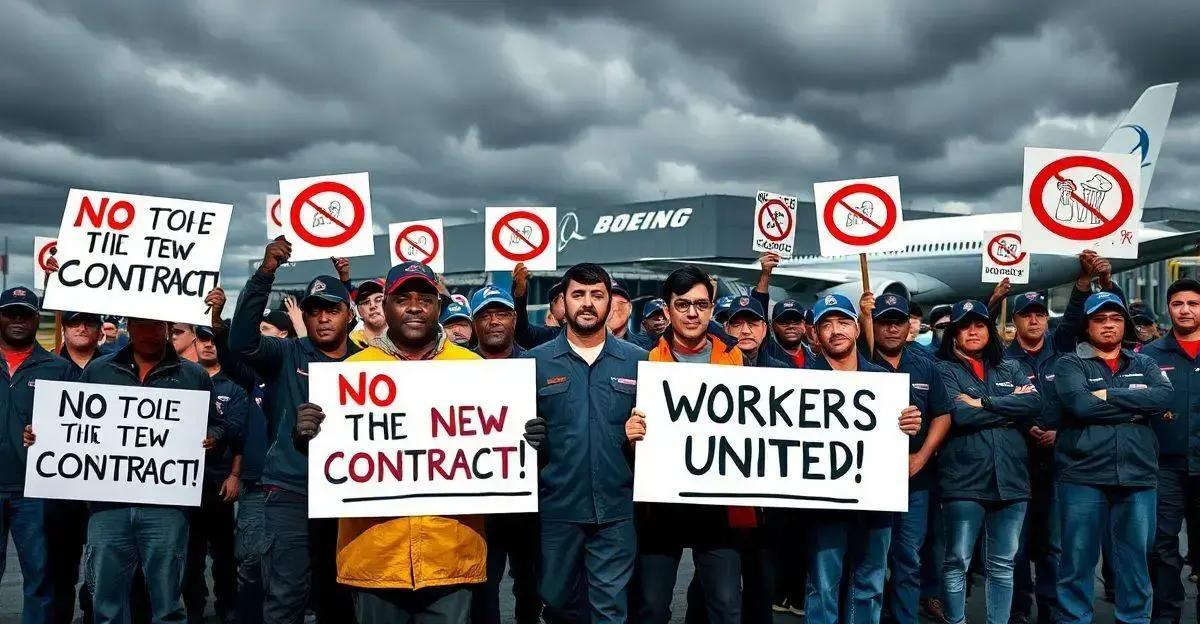 Você está visualizando atualmente Greve da Boeing: Trabalhadores Rejeitam Nova Proposta de Contrato