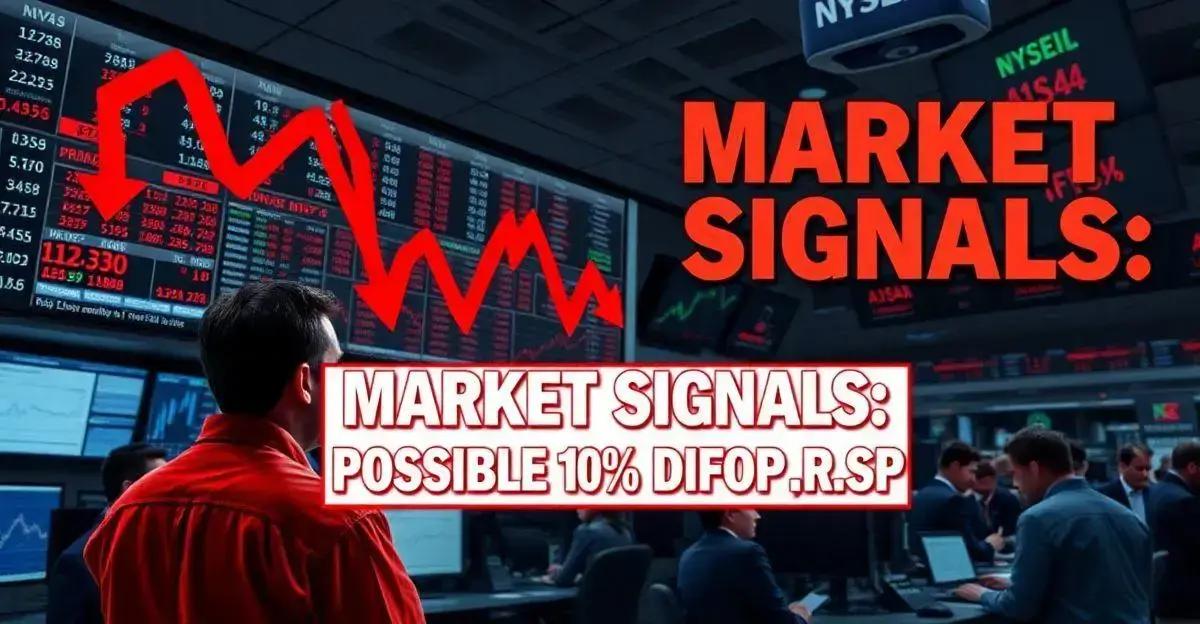 Você está visualizando atualmente Sinal do Mercado de Ações: Possível Queda de 10% à Vista