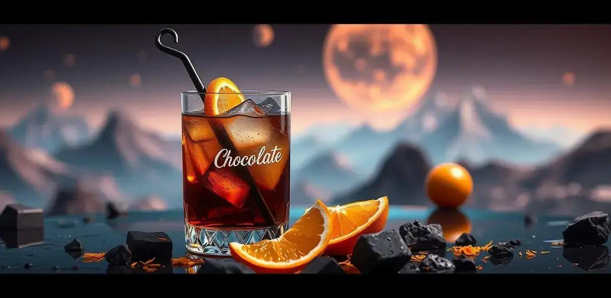 chocolate com rum e raspas de laranja uma delicia irresistivel para