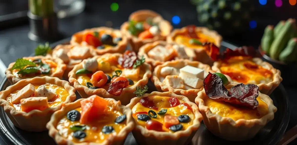 Variações da Receita de Mini Quiches