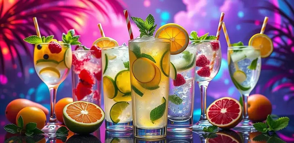 Variações do Mojito de Tequila com Hortelã