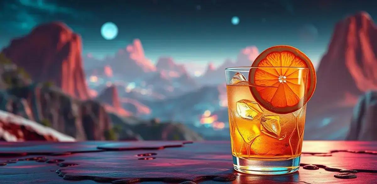 whisky com soda de laranja uma bebida refrescante para os dias quentes