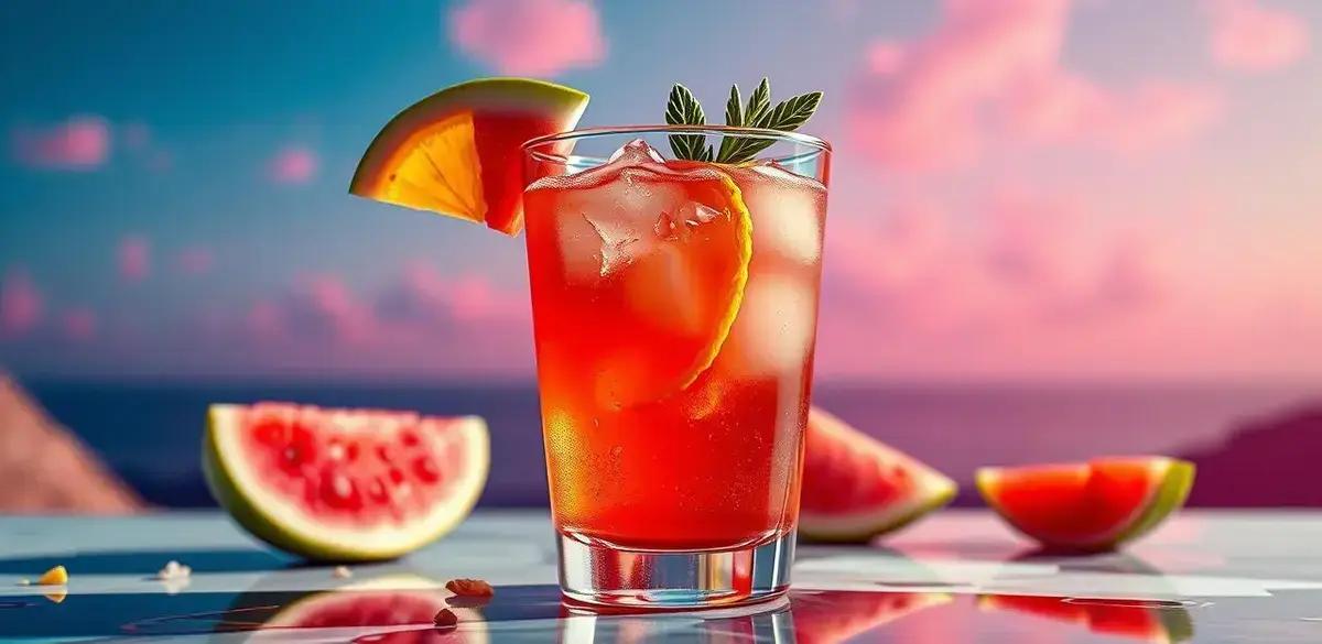 aperol com suco de melancia e raspas de limao a combinacao perfeita