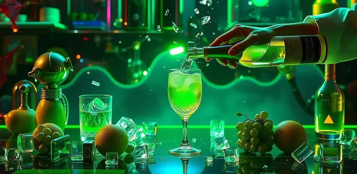 Como Preparar o Drink Verde com Espumante