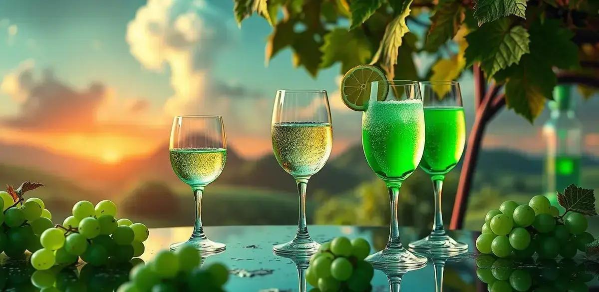 A História do Drink Verde com Espumante