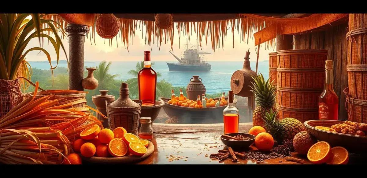 História do Rum e sua Relação com Frutas e Especiarias História do Rum e sua Relação com Frutas e Especiarias