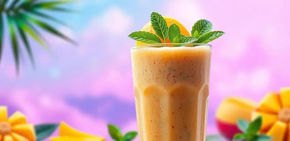 Leia mais sobre o artigo Smoothie de Manga com Hortelã: Refresque-se com esta Delícia Tropical