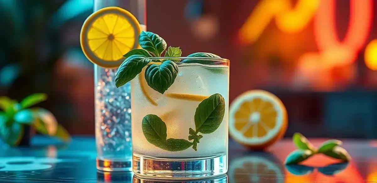 Leia mais sobre o artigo Tequila com Soda de Limão e Manjericão: Um Drink Refrescante e Delicioso