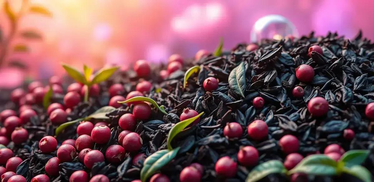 Benefícios do Chá Preto e Pimenta Rosa