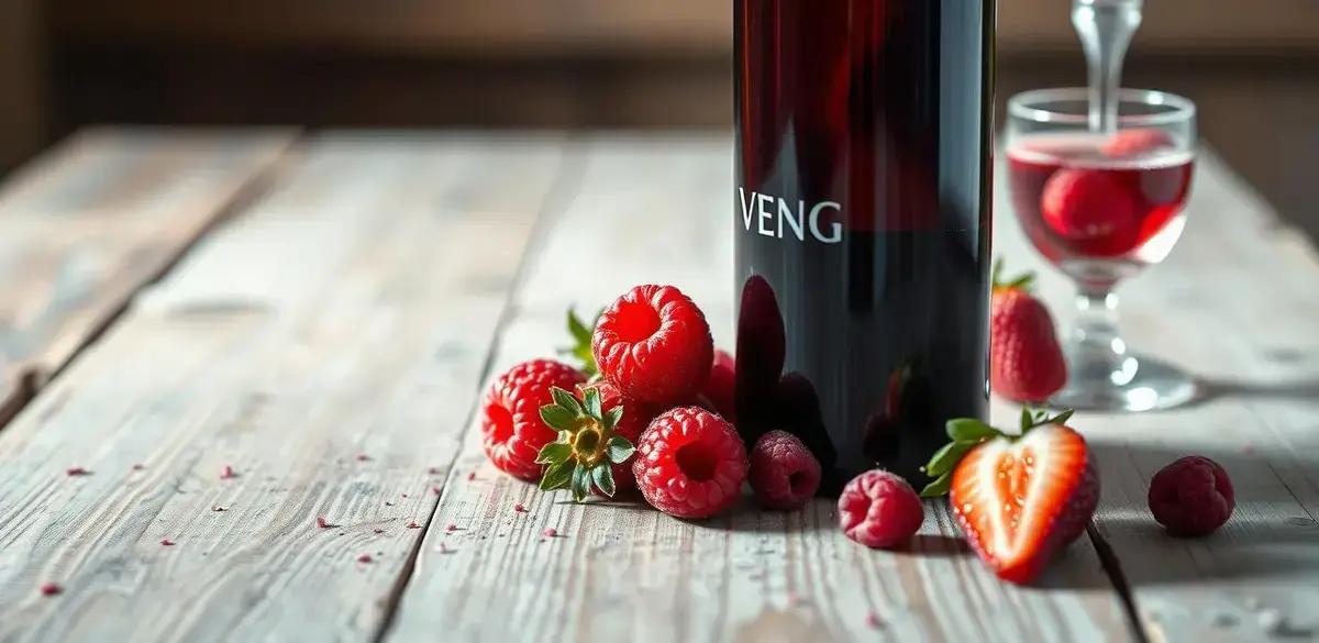 Ingredientes para Vinho Tinto com Espuma de Frutas Vermelhas