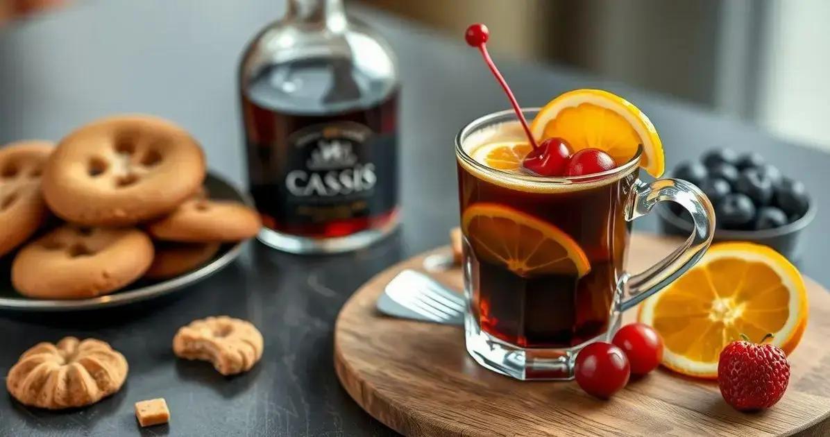 Dicas para Servir Café com Licor de Cassis Dicas para Servir Café com Licor de Cassis
