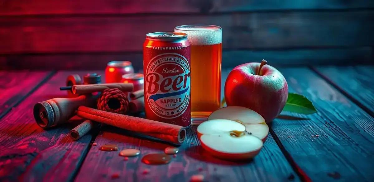 Ingredientes da Cerveja com Xarope de Maçã e Canela Ingredientes da Cerveja com Xarope de Maçã e Canela
