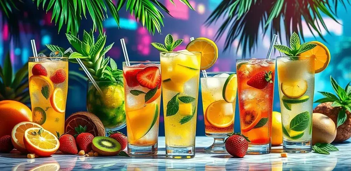Variações do Mojito com Outros Sucos