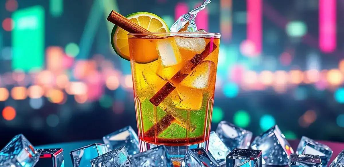 Ingredientes da Receita de Rum com Soda de Maçã Verde e Canela