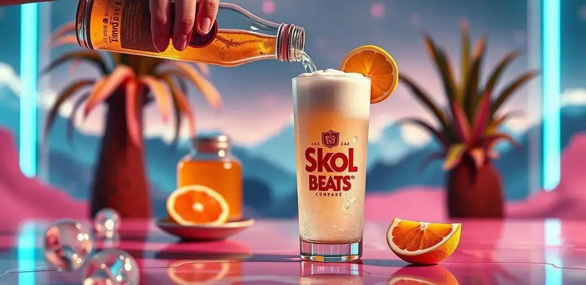 Método de preparo da Skol Beats Método de preparo da Skol Beats