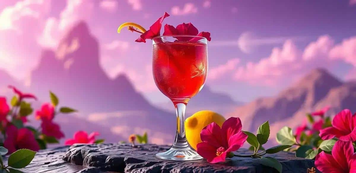 pisco com cha de hibisco e raspas de limao uma experiencia refrescante 6