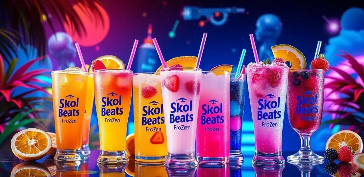 Variações de Sabores com Skol Beats Frozen de Manga