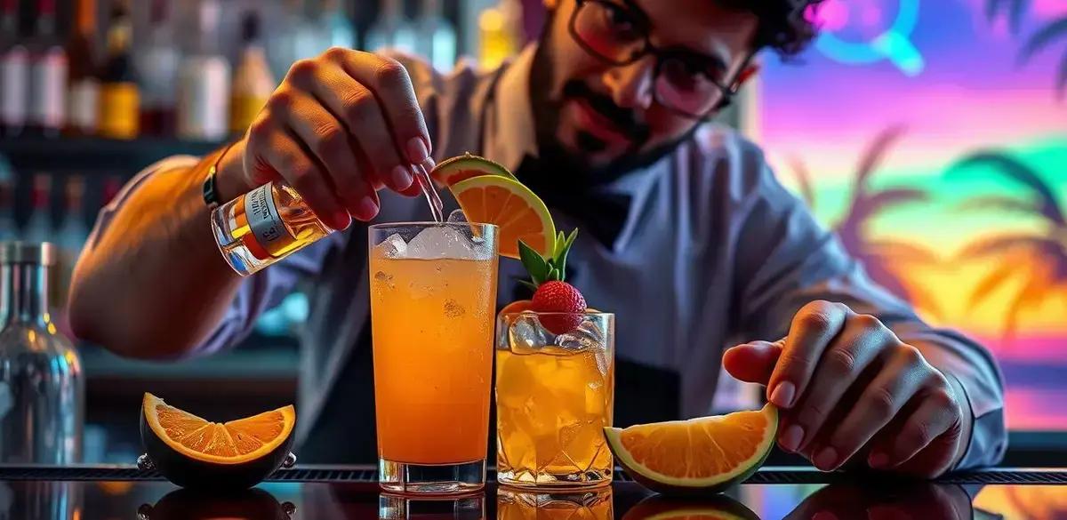 Como preparar Vodka com suco de manga e pimenta rosa Como preparar Vodka com suco de manga e pimenta rosa