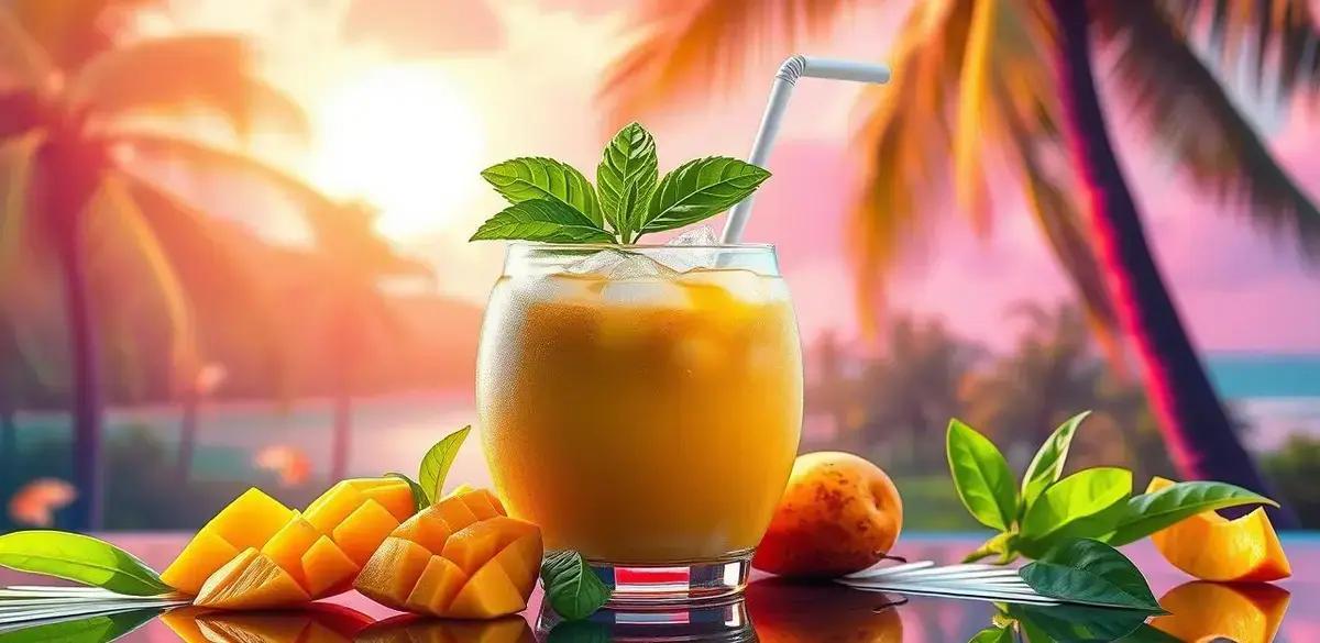 No momento, você está visualizando Água de Coco com Suco de Manga e Manjericão: Refresque-se com Esta Delícia