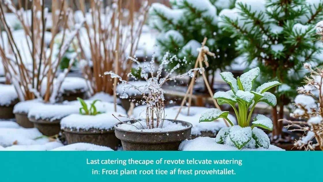 Cuidados específicos para a irrigação no inverno Cuidados específicos para a irrigação no inverno