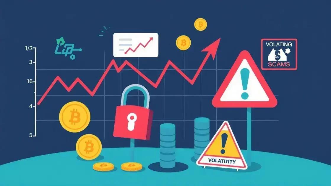 Principais riscos ao investir em criptomoedas que pagam dividendos Principais riscos ao investir em criptomoedas que pagam dividendos