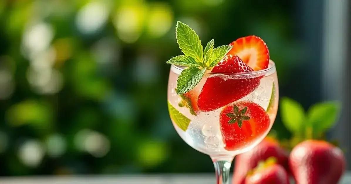 No momento, você está visualizando Gin com Espumante de Morango e Hortelã: A Combinação Refrescante que Você Precisa Experimentar