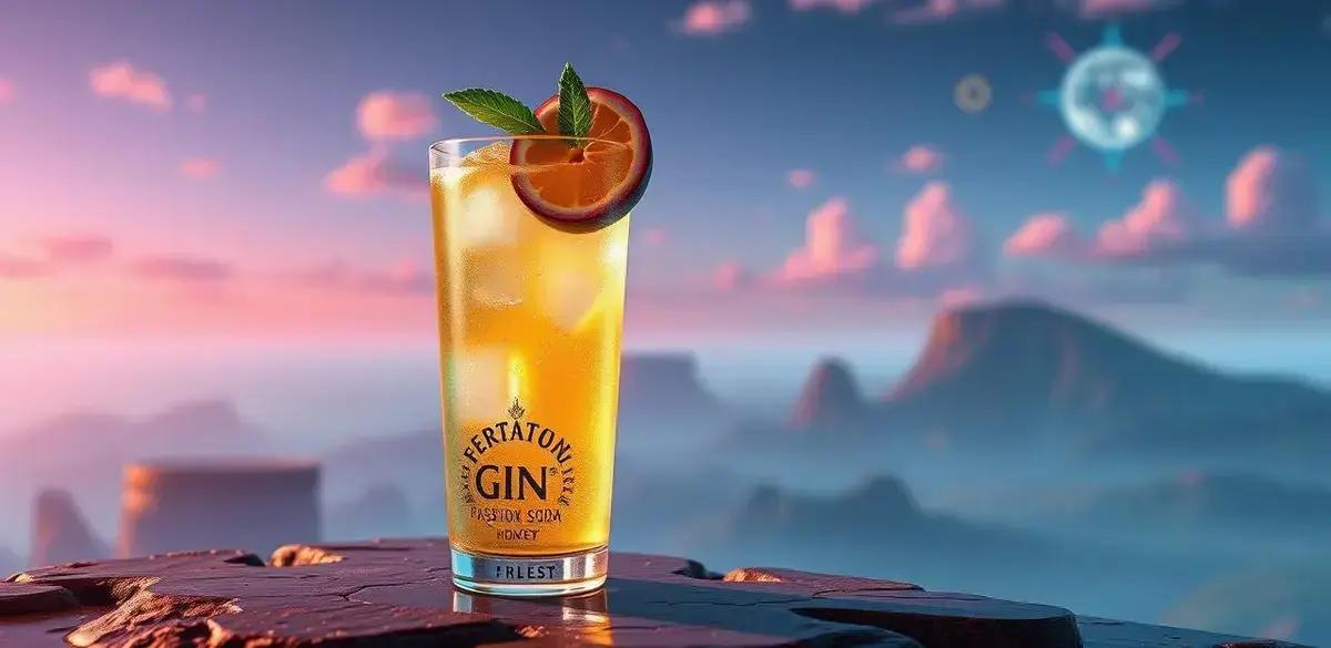 gin com soda de maracuja e mel a receita refrescante que voce precisa