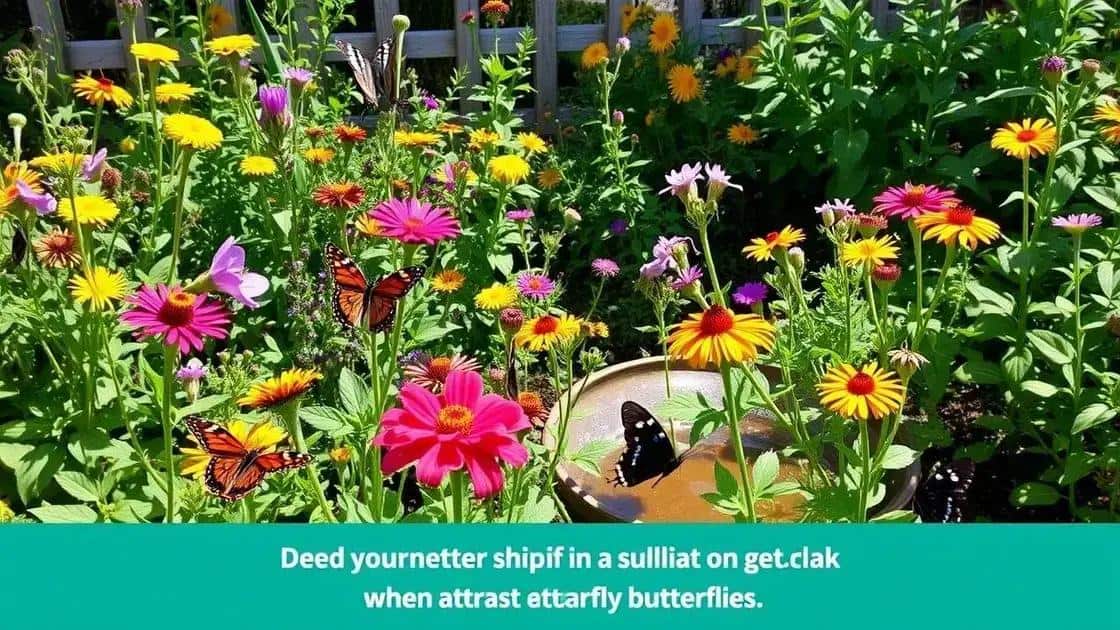 Erros comuns ao atrair borboletas para o jardim Erros comuns ao atrair borboletas para o jardim
