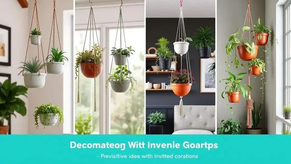 Inspirações criativas para decorar com jardins invertidos Inspirações criativas para decorar com jardins invertidos