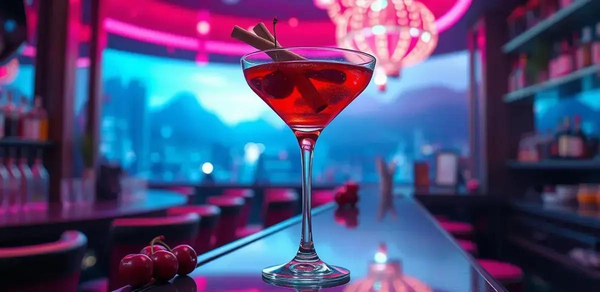 No momento, você está visualizando Martini com Licor de Cereja e Canela: uma bebida surpresa