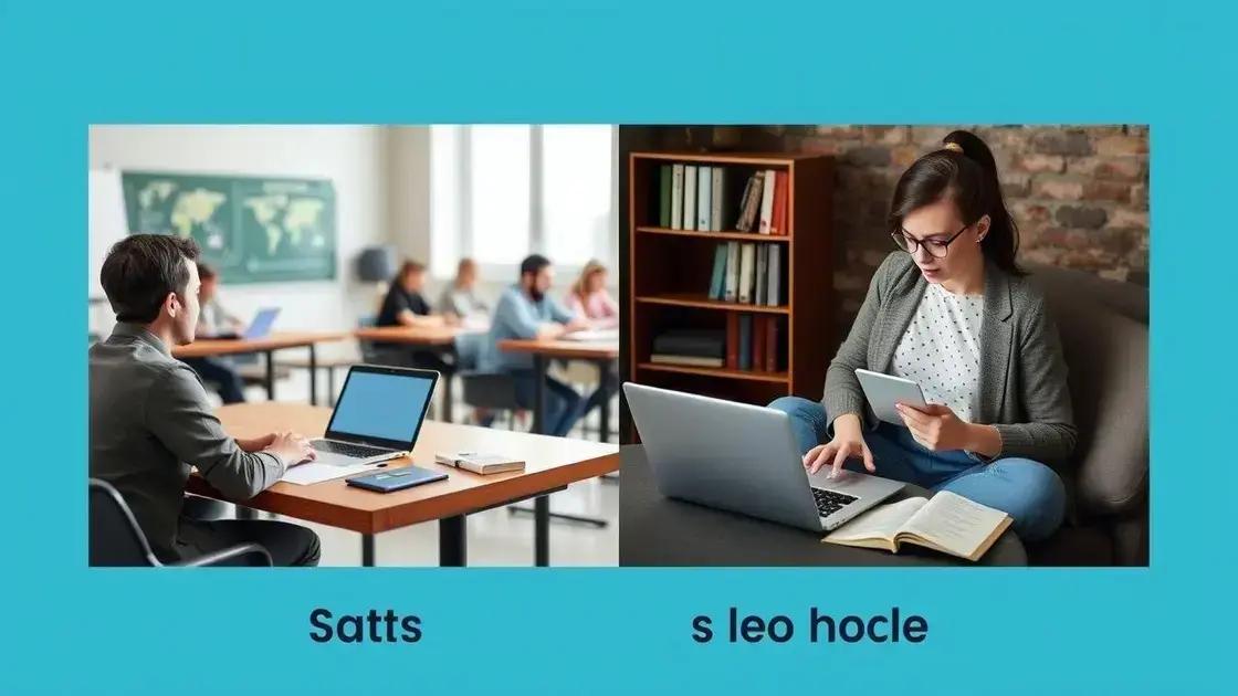 Cursos presenciais versus cursos online: qual escolher? Cursos presenciais versus cursos online: qual escolher?