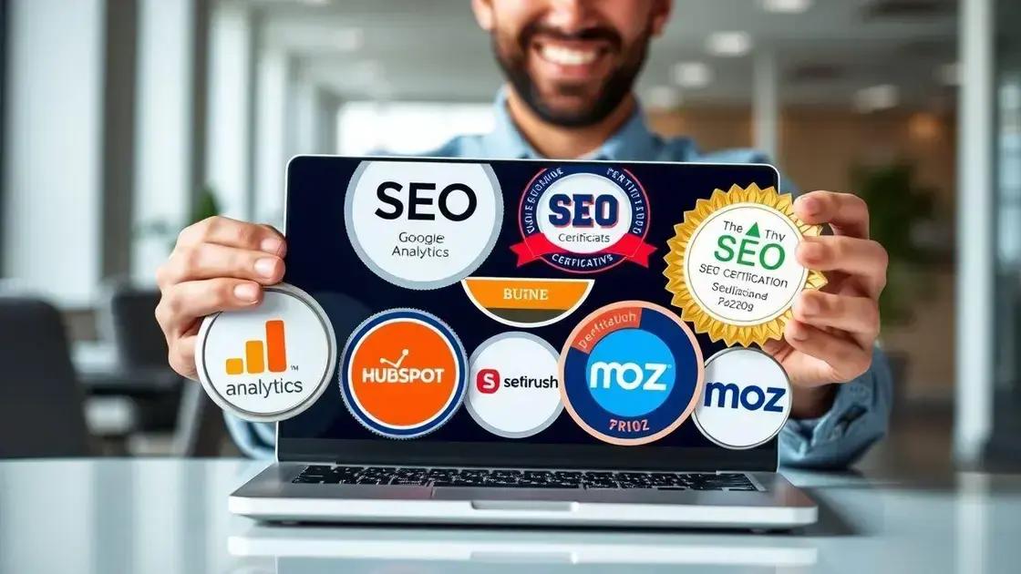 Certificações que valorizam seu currículo em SEO Certificações que valorizam seu currículo em SEO