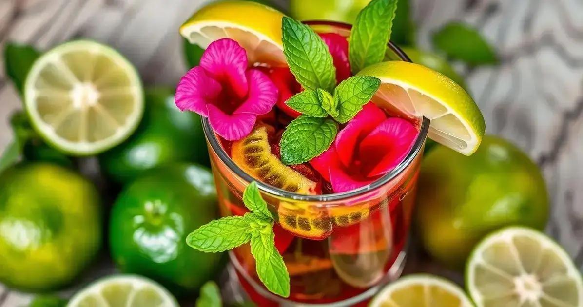 No momento, você está visualizando Mojito de Hibisco com Rum: A Combinação Refrescante que Você Precisa Experimentar