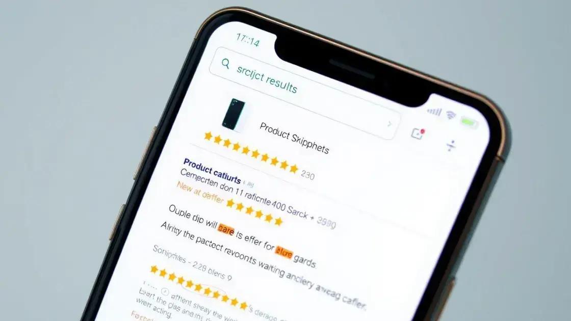como usar rich snippets para destacar produtos em dispositivos móveis