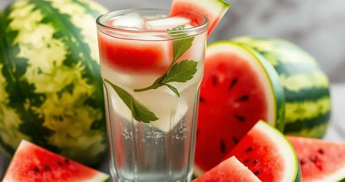 Curiosidades sobre a água de melancia Curiosidades sobre a água de melancia