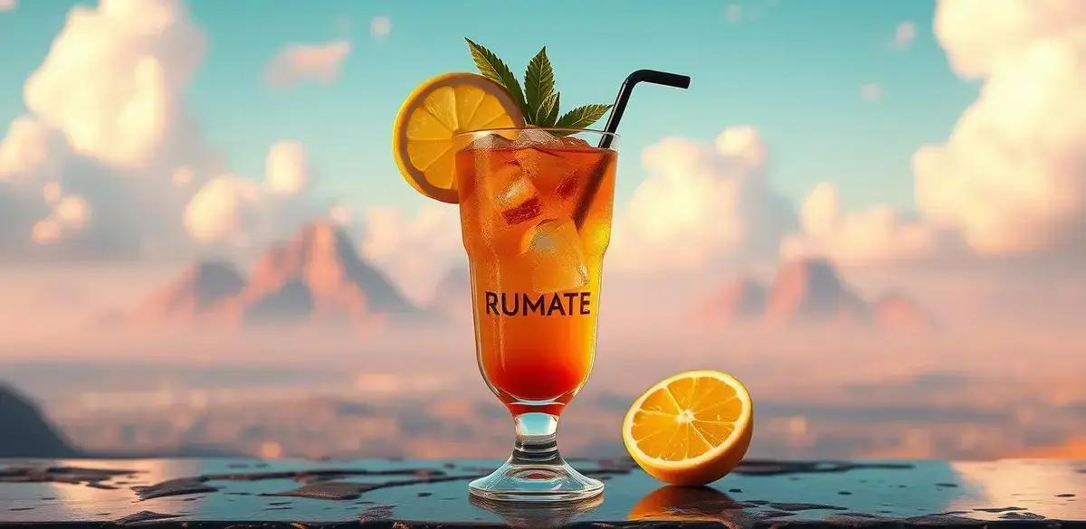 rum com cha mate e limao siciliano a bebida refrescante do verao