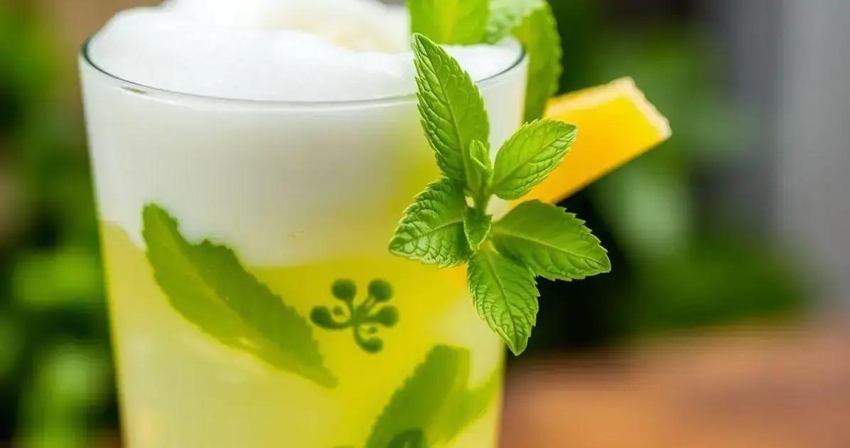 No momento, você está visualizando Saque com Espuma de Abacaxi e Hortelã: A Receita Refrescante do Verão