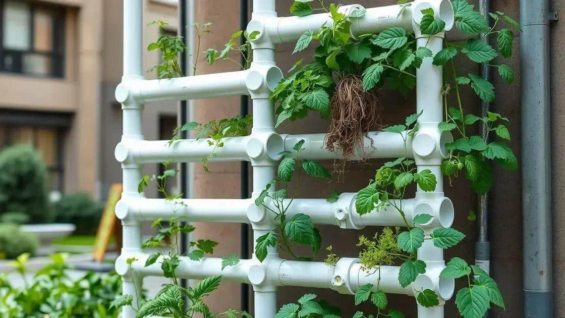 O que é vertical hidroponia em PVC? O que é vertical hidroponia em PVC?