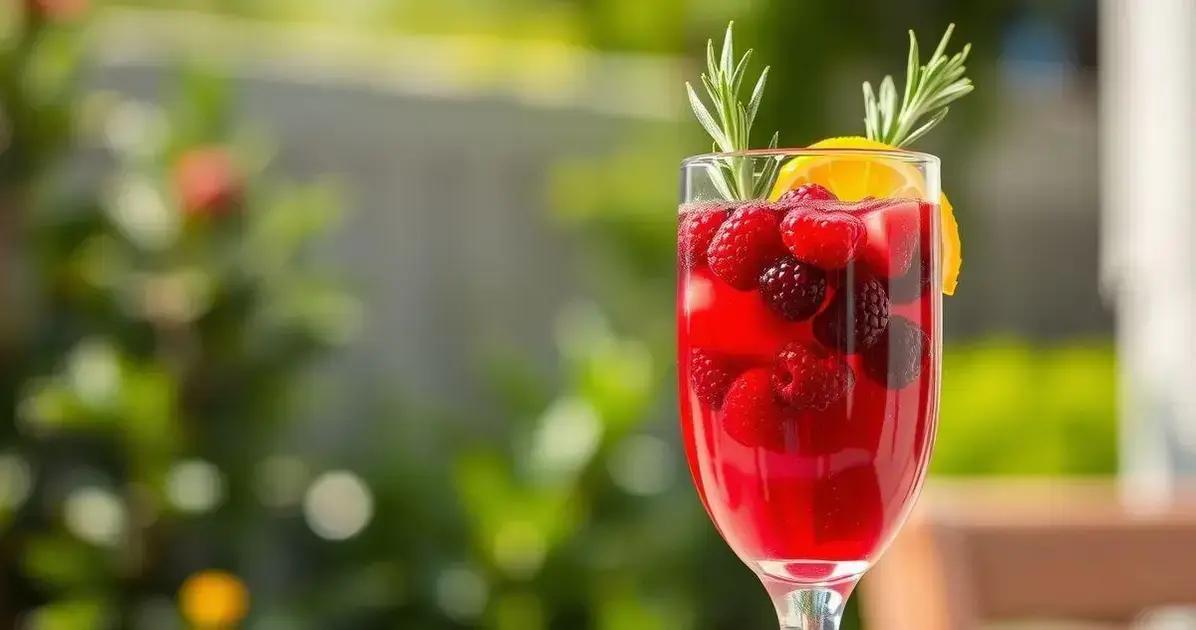 No momento, você está visualizando Suco de Frutas Vermelhas com Alecrim: Uma Bebida Refrescante e Surpreendente