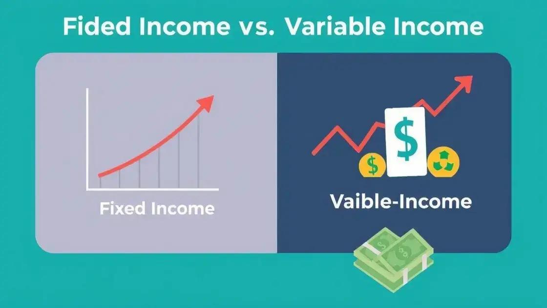 O que é renda fixa e renda variável?