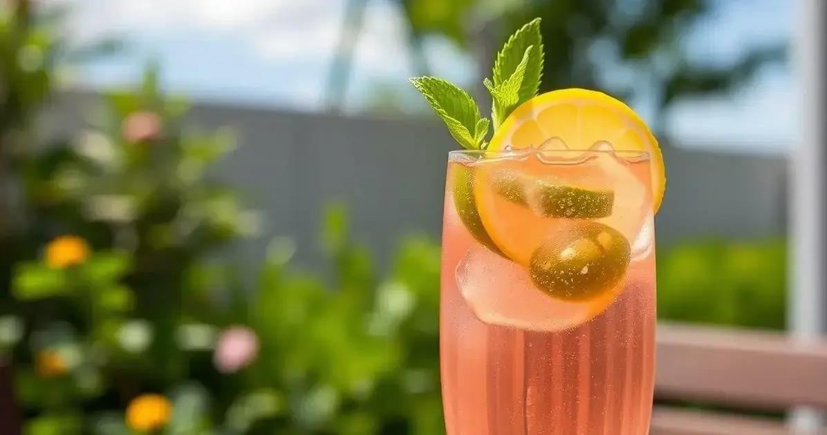 No momento, você está visualizando Vinho Rosé com Refrigerante de Limão Siciliano: Refresque-se e Encante-se