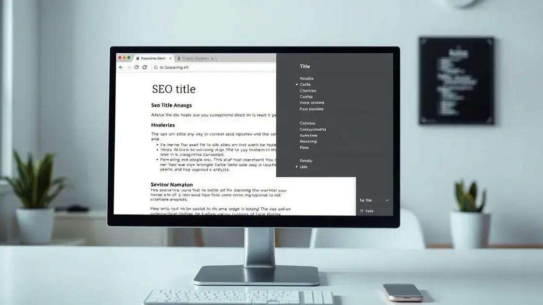 Diferença entre título SEO e título H1 Diferença entre título SEO e título H1