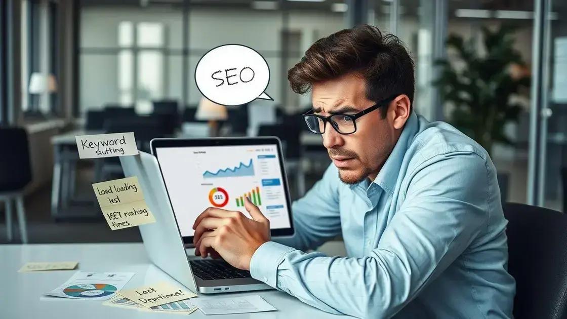Erros comuns para evitar no início do trabalho com SEO Erros comuns para evitar no início do trabalho com SEO