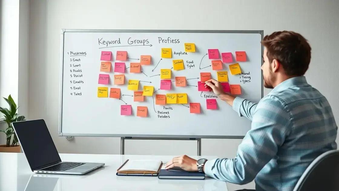 criando grupos de keywords para escalar resultados