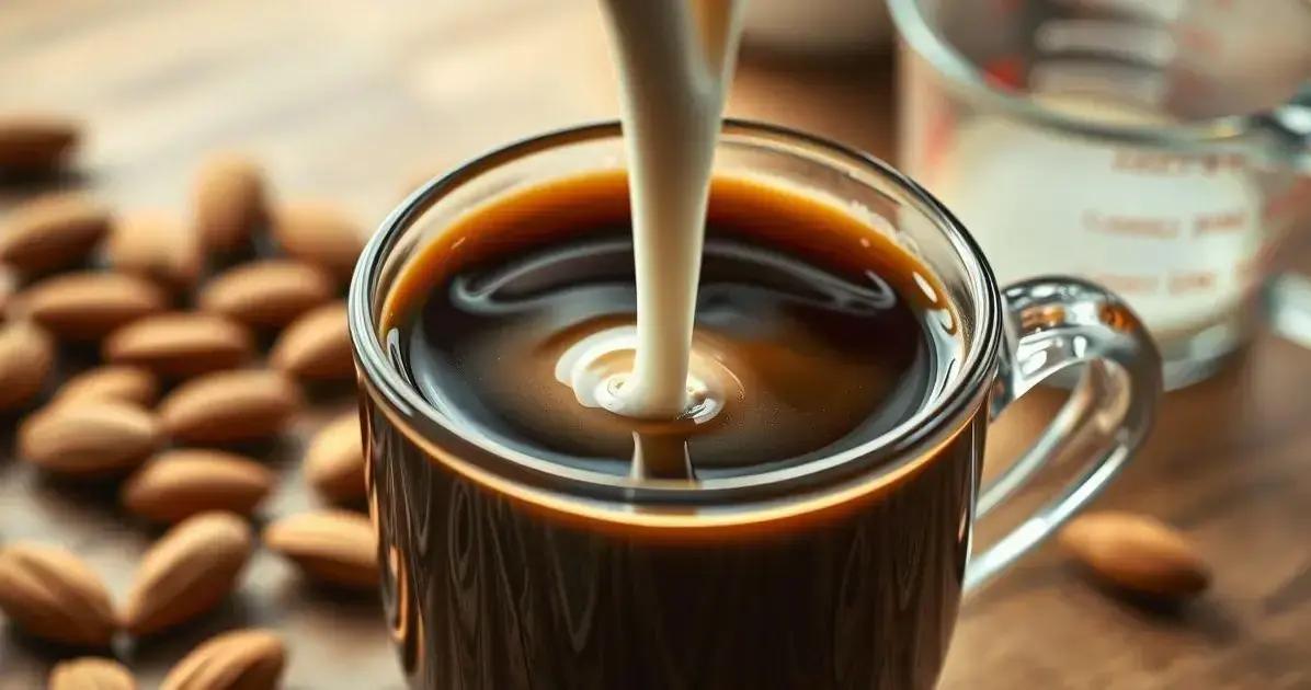 Benefícios do Leite de Amêndoas no Café
