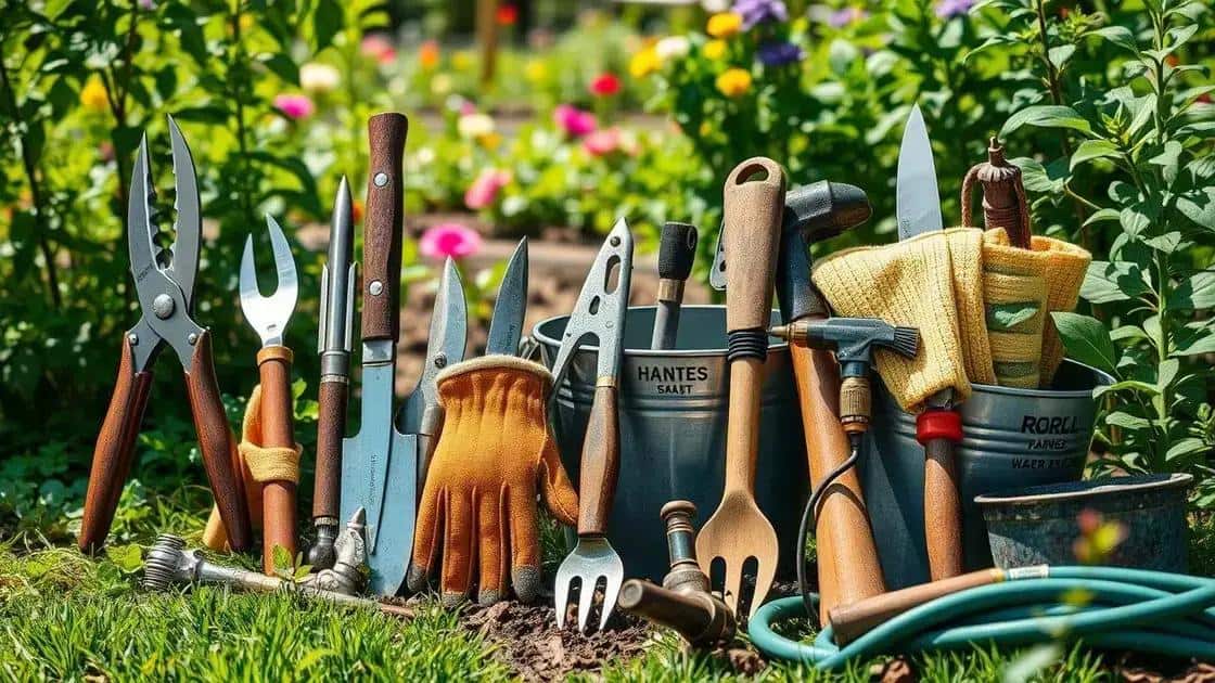 Ferramentas úteis para a colheita Ferramentas úteis para a colheita