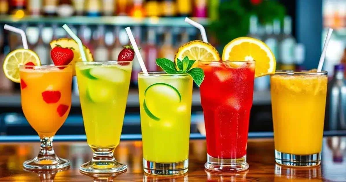 Variações da receita de Caipiríssima