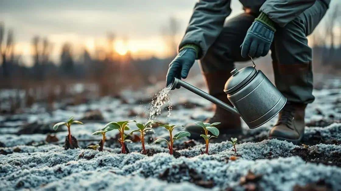 Dicas para regar suas mudas nas baixas temperaturas Dicas para regar suas mudas nas baixas temperaturas